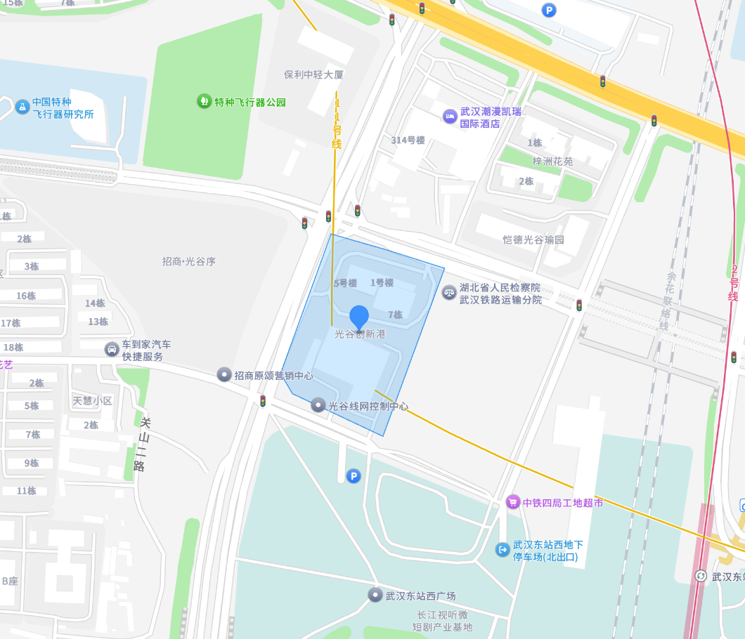 光谷创新港位置地图